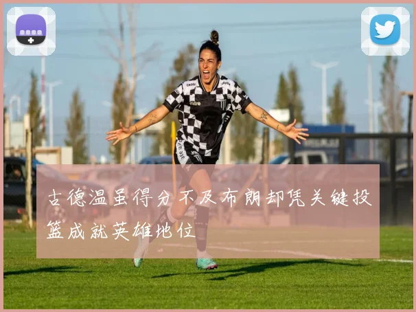 古德温虽得分不及布朗却凭关键投篮成就英雄地位